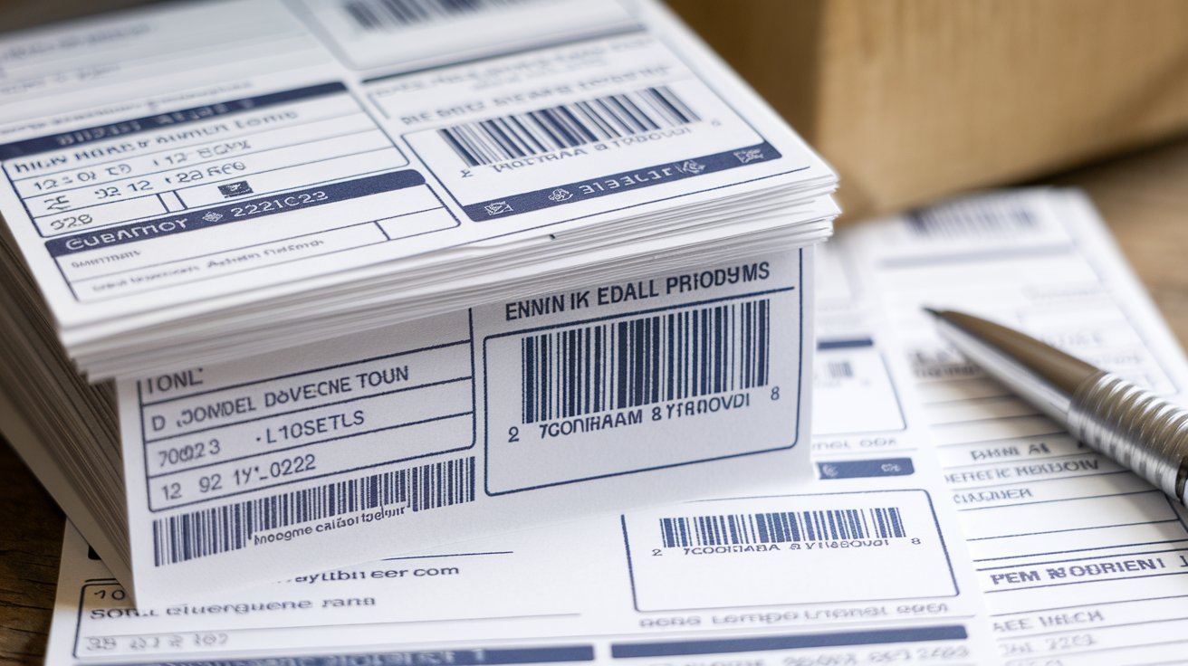 shipping labels