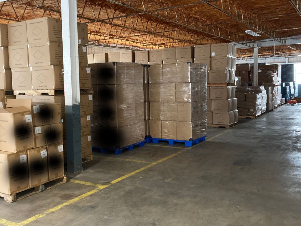 HermesLines Secure Pallet Storage
